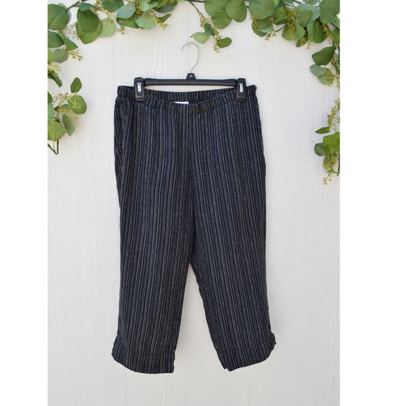 J. Jill Pants - 3 for $25 J.Jill Linen black stripe petite pant